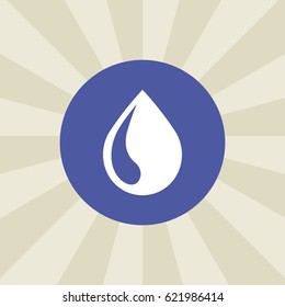 drop icon. sign design. background
