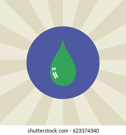 drop icon. sign design. background
