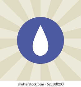 drop icon. sign design. background