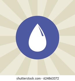 drop icon. sign design. background