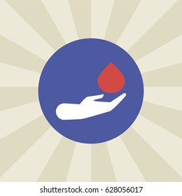 drop icon. sign design. background
