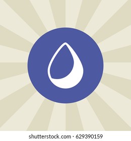 drop icon. sign design. background