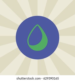 drop icon. sign design. background