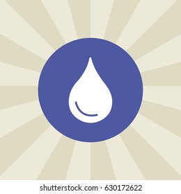 drop icon. sign design. background