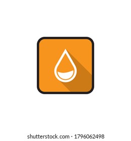 Drop icon template flat design