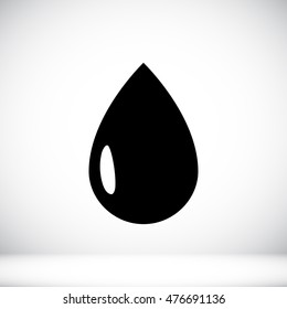 drop icon, vector best flat , EPS
