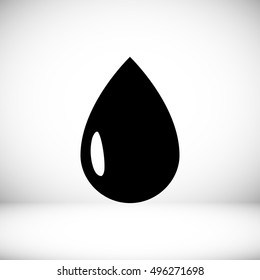 drop icon, vector best flat icon, EPS