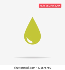 Drop icon. Vector concept illustration for design.