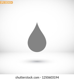 drop icon. Vector  Eps 10 