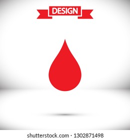 drop icon. Vector  Eps 10 