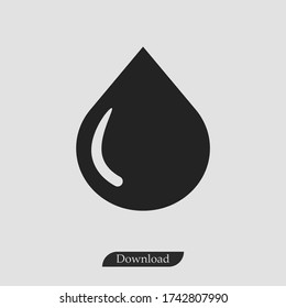 Drop icon vector eps 10