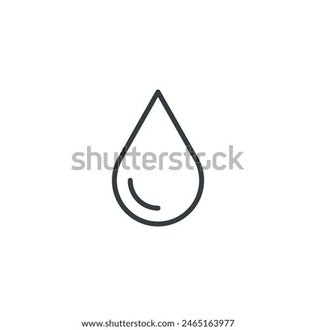 Drop icon, drop vector illustration