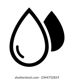 Drop icon. Vector illustration. EPS 10.