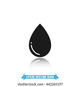 drop icon vector illustration EPS 10