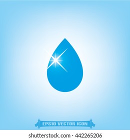 drop icon vector illustration EPS 10