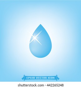 drop icon vector illustration EPS 10