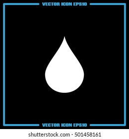 drop icon vector illustration EPS 10