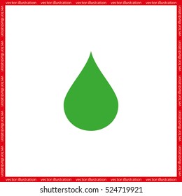 drop icon vector illustration eps10. Isolated badge for website or app - stock infographics