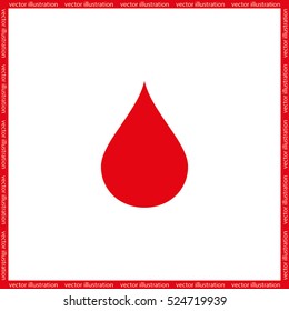 drop icon vector illustration eps10. Isolated badge for website or app - stock infographics