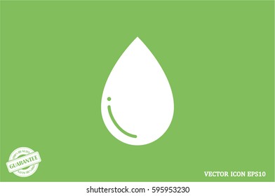 drop icon vector illustration eps10. Isolated badge for website or app - stock infographics