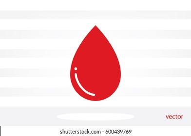 drop icon vector illustration eps10. Isolated badge for website or app - stock infographics