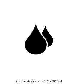 drop icon. drop vector illustration on white background for web and apps.