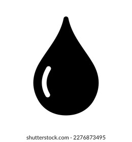 Drop icon. Vector isolated illustration