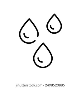 Drop icon vector stock illustration