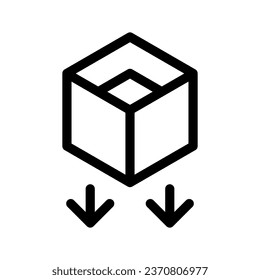 Drop Icon Vector Symbol Design Illustration