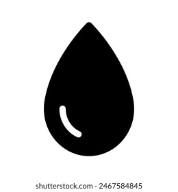 Drop Icon Vector Symbol Design Illustration