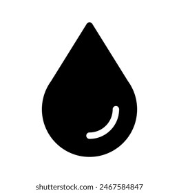 Drop Icon Vector Symbol Design Illustration