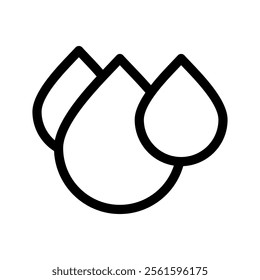 Drop Icon Vector Symbol Design Illustration