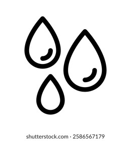 Drop Icon Vector Symbol Design Illustration