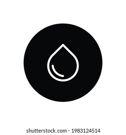 Drop icon vector. Water sign