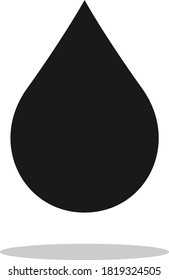 icono desplegable. vector de icono de caída de agua