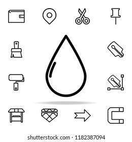 a drop icon. web icons universal set for web and mobile on white background