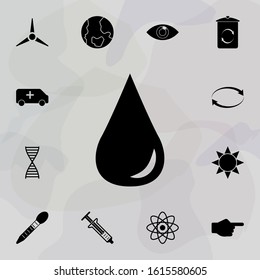 A drop icon. Web icons universal set for web and mobile