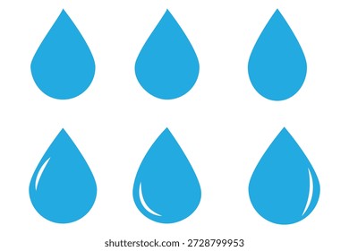 Suelta los iconos. Diseños de Vector de alta calidad
