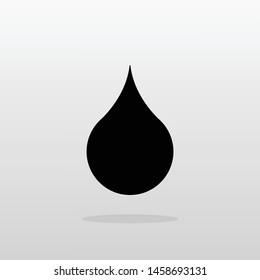 Drop icon.Water drop sign.Simple drop shape illustration concept.