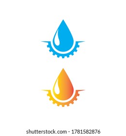drop illustration logo vector symbol