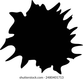 drop ink and water splash mark 