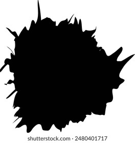drop ink and water splash mark 