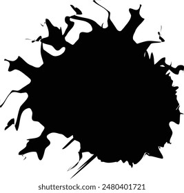 caída de tinta y salpicaduras de agua 