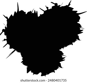 drop ink and water splash mark 