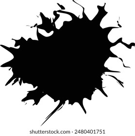 drop ink and water splash mark 