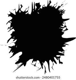 caída de tinta y salpicaduras de agua 
