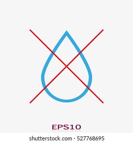 drop irrigation, vector icon, eps10