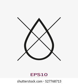 drop irrigation, vector icon, eps10