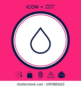 Drop line icon