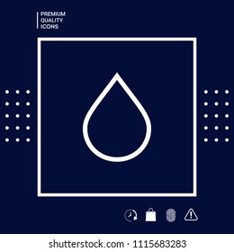 Drop line icon